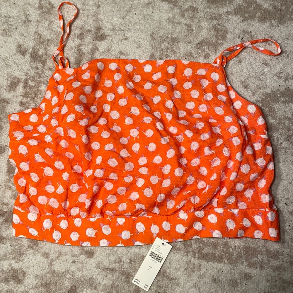 Anthropologie crop top
